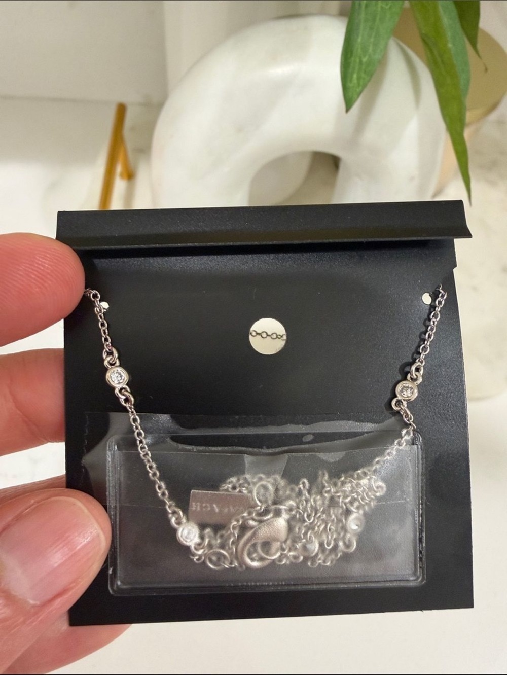 Coach Silver Heart Logo Pendant
Necklace - Picture 7 of 7